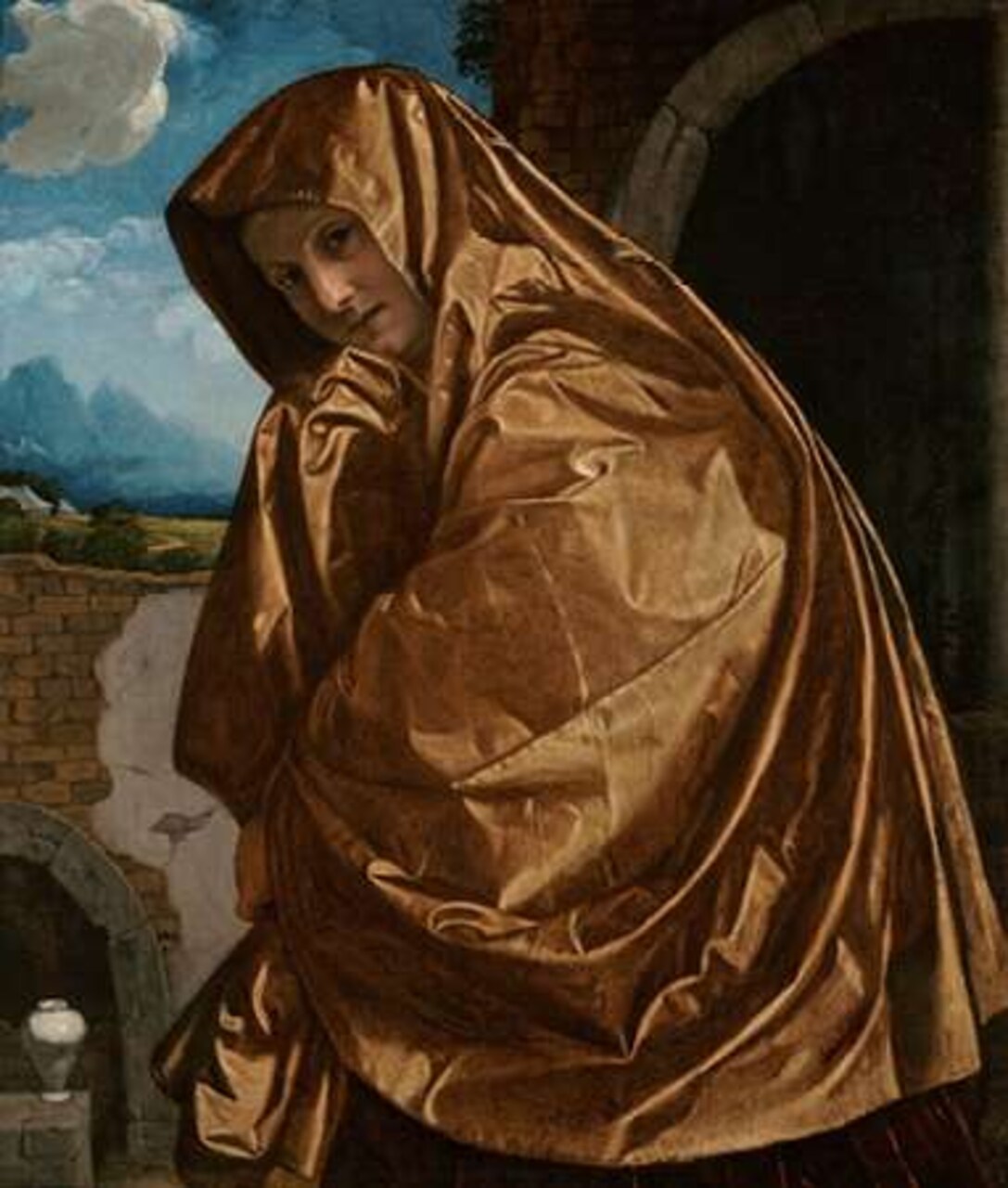 Saint Mary Magdalene at the SepulMuseume Poster Print by Giovanni Girolamo Savoldo - Item # VARPDX460063
